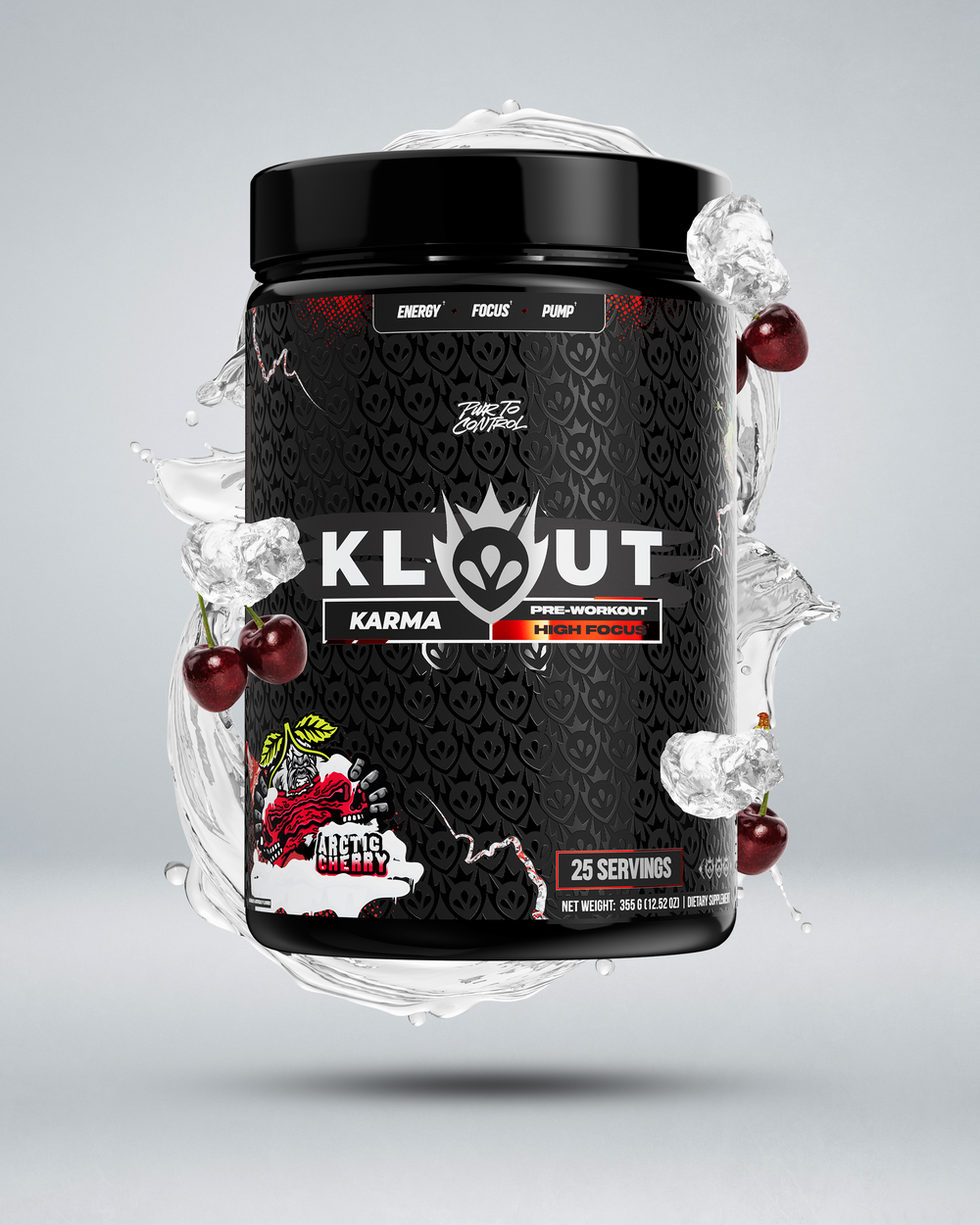 KARMA - High Focus Low Caffiene Pre-Workout - KLOUT PWR