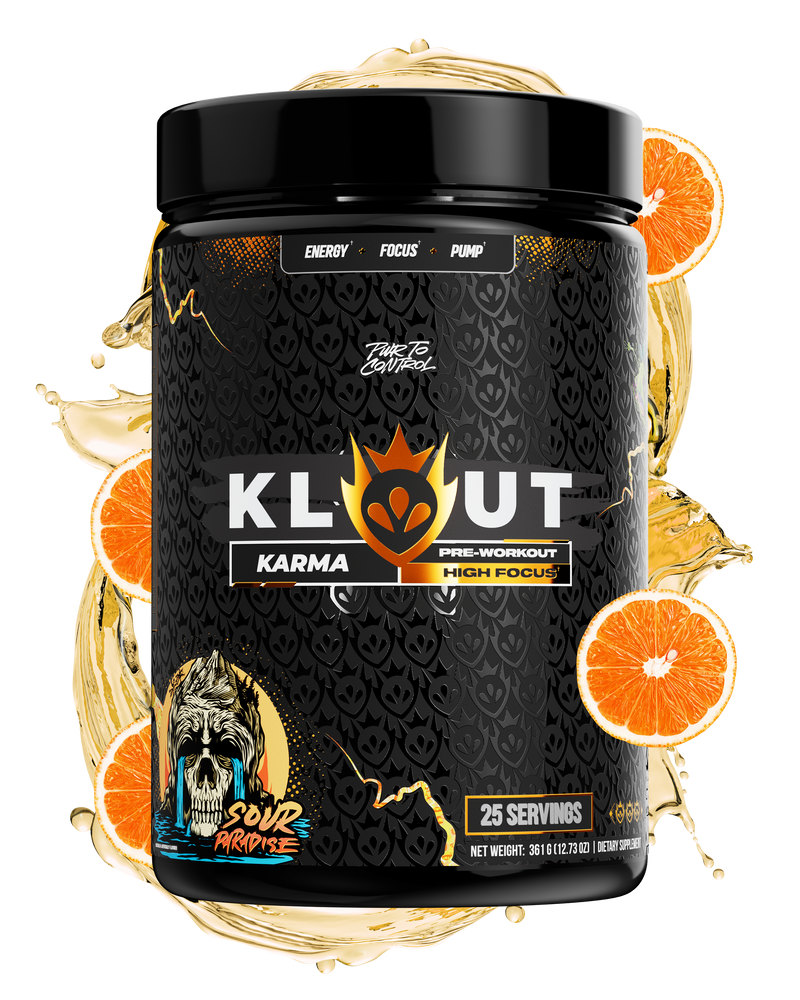 KARMA - High Focus Low Caffiene Pre-Workout - KLOUT PWR