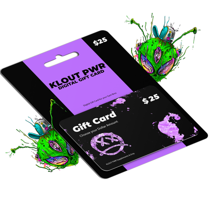 KLOUT PWR 25 Dollar Gift Card